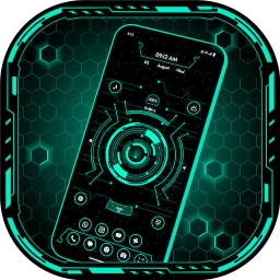 Futuristic Launcher 3 - HiTech simgesi